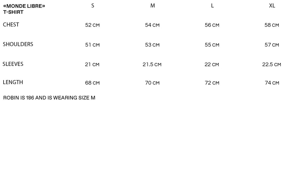 Sizechart