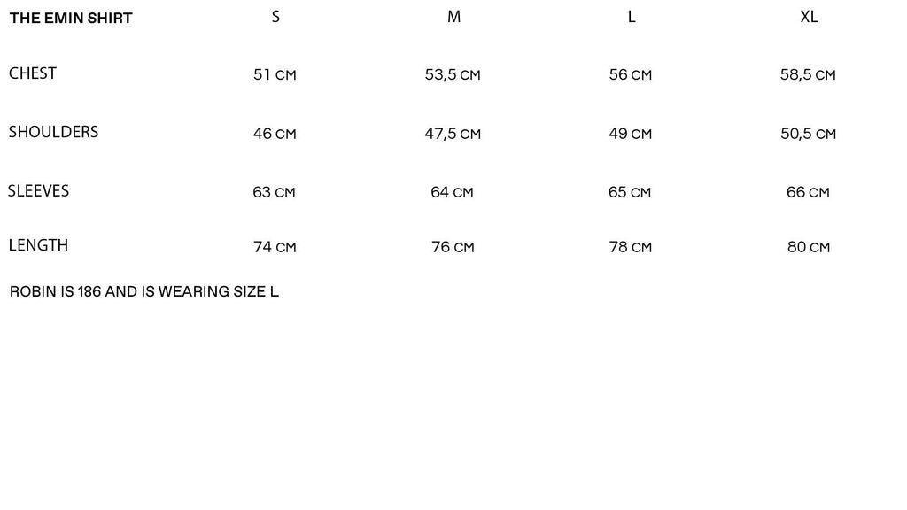 Sizechart