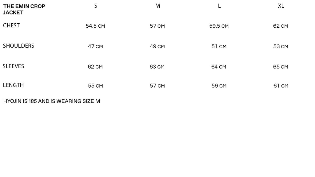 Sizechart