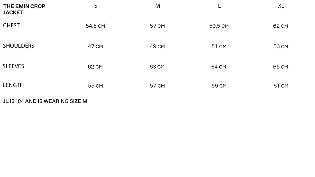 Sizechart