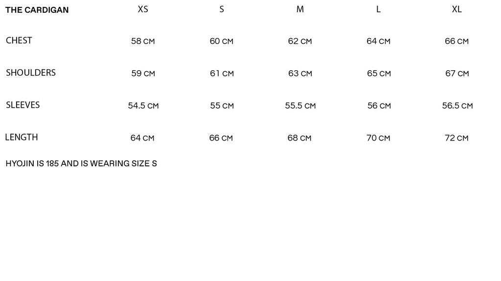 Sizechart