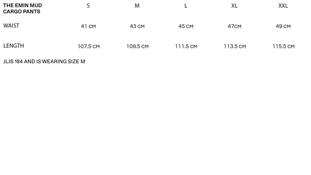 Sizechart