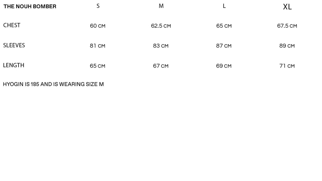 Sizechart