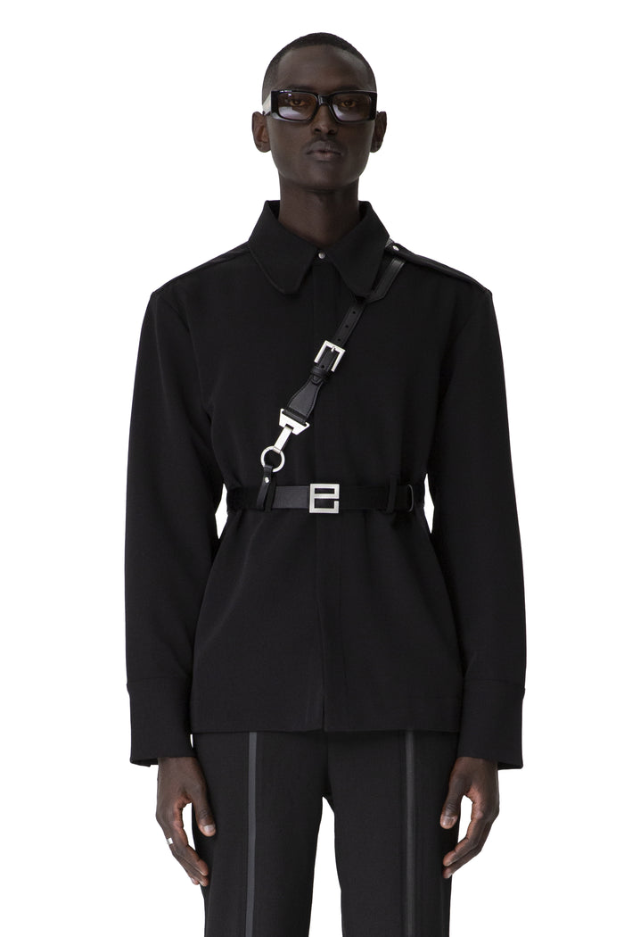 BLACK UNIFORM SHIRT